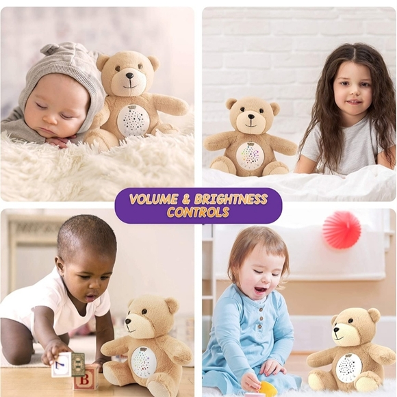 Cozzy Bear Baby Soother Lullabies Star Projector Cry Sensor - Picture 4 of 10